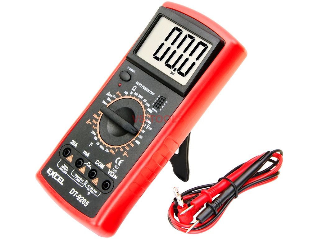 Large Numbers Multitester Ammeter Voltmeter Capacitance hFE